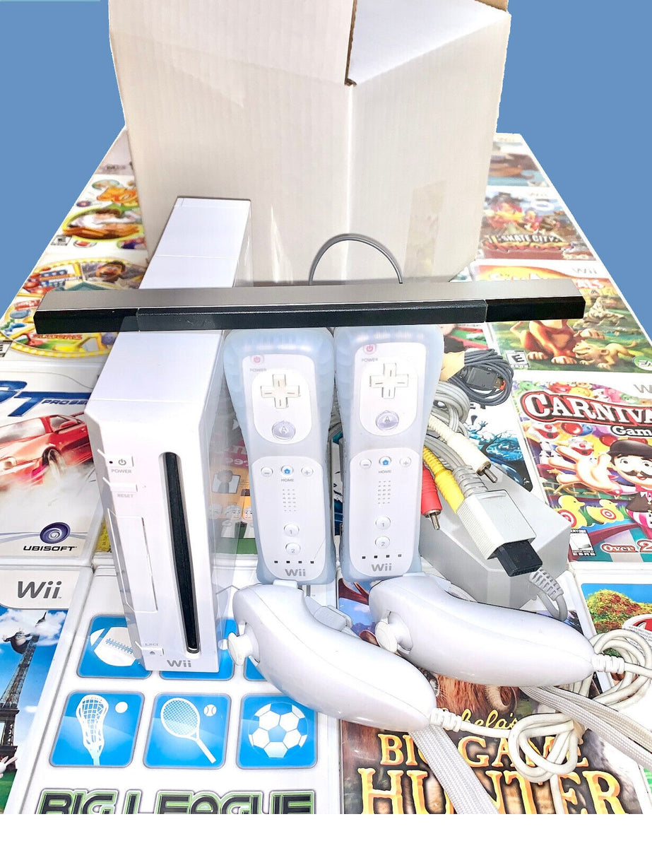 Nintendo wii console bundle deals + games